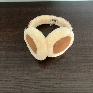 UGG Australia Chestnut Brown  Shearling Ear Muffs One size